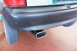 Preview: Opel Corsa B - 60mm Powerauspuffanlage Single Point - Endrohrvariante 135x75mm flachoval