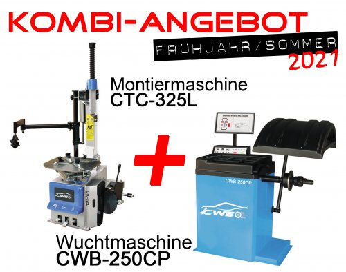 KOMBI-Paket - Wucht,- & Montiermaschine - CTC-325L + CWB-250CP