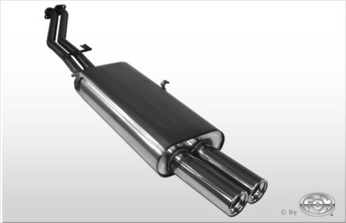 Endtopf Auspuff Schalldämpfer Auspuffanlage Abgasanlage BMW 320i 325i 3er-Serie
