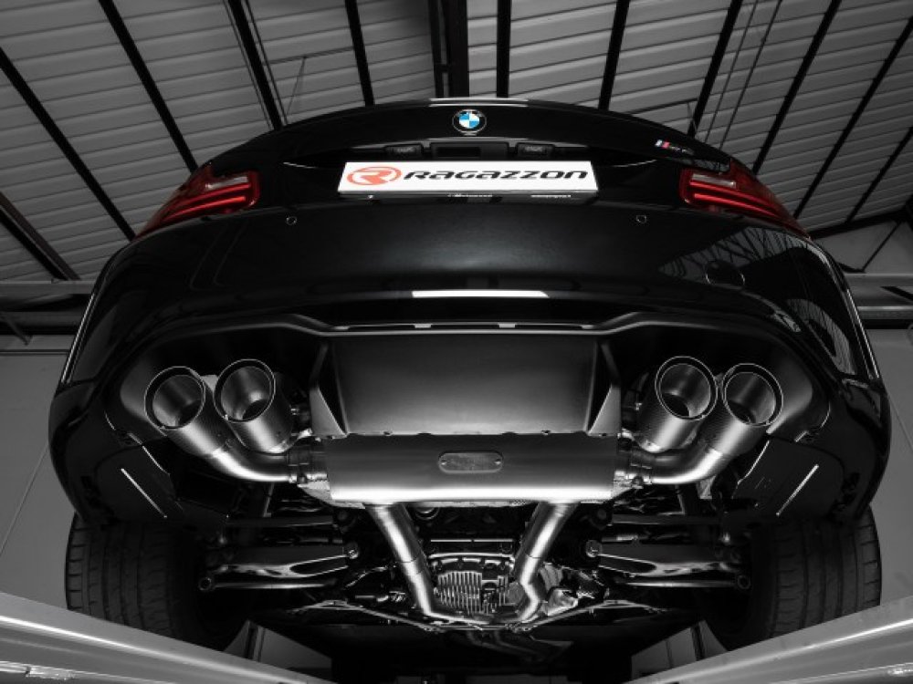 BMW M2 F87 Coupè - Auspuffanlage Edelstahl (3.0 / 272kW - bis 06/2018) "Carbon"