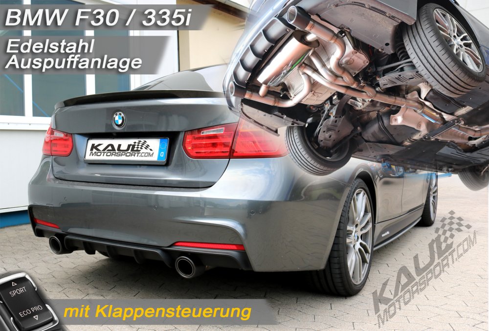 Kaul Motorsport - BMW F-Serie Sportauspuff ab Katalysator