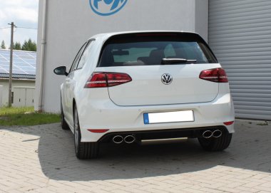 VW Golf VII - 2x115x85 / Typ 32 recht/links - R-Optik Endschalldämpfer (Einzelradaufhängung )