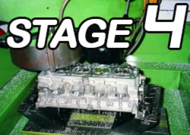 Stufe 4 / Renn u. Rally Einsatz - Zylinderkopfbearbeitung - 4-Zyl.